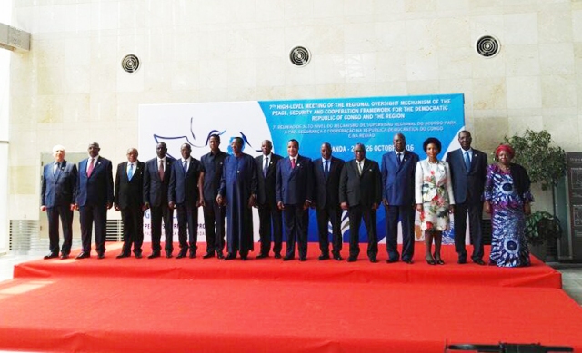 Les chefs d'Etat et de gouvernement, Luanda, 26.10.2016